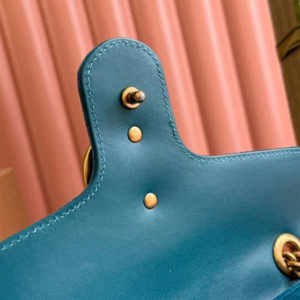 GG Velvet Small Marmont shoulder bag