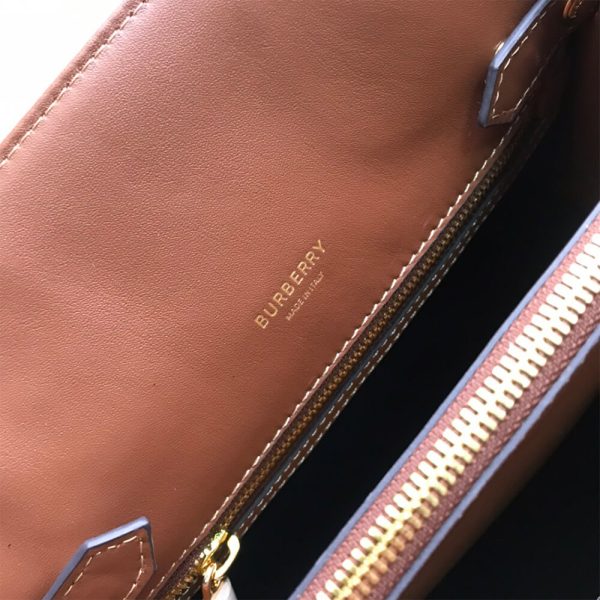 Pocket Medium leather-trimmed canvas tote