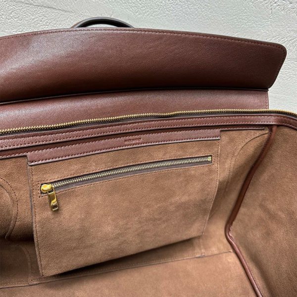 CELINE MEDIUM SMILING NEW LUGGAGE IN SUPPLE SHINY LAMBSKIN(HIGH-END GRADE)