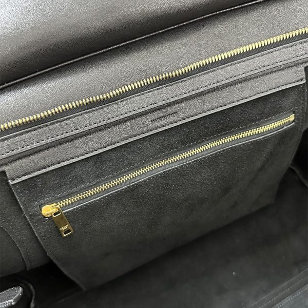 CELINE MEDIUM SMILING NEW LUGGAGE IN SUPPLE SHINY LAMBSKIN(HIGH-END GRADE)