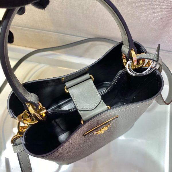 Prada Panier Saffiano Leather Mini Bag(high-end grade)