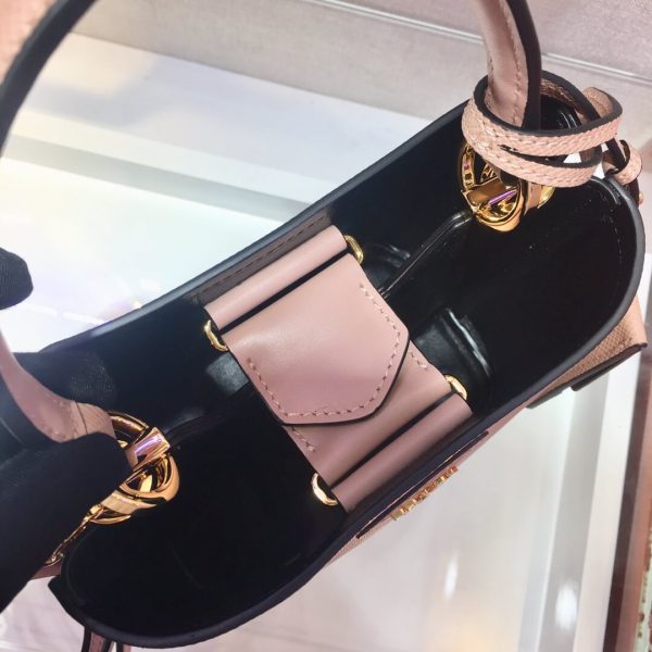 Prada Panier Saffiano Leather Mini Bag(high-end grade)