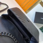Saint Laurent College quilted-leather satchel bag