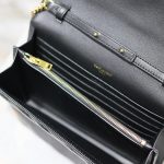 YSL cassandre chain wallet in lambskin
