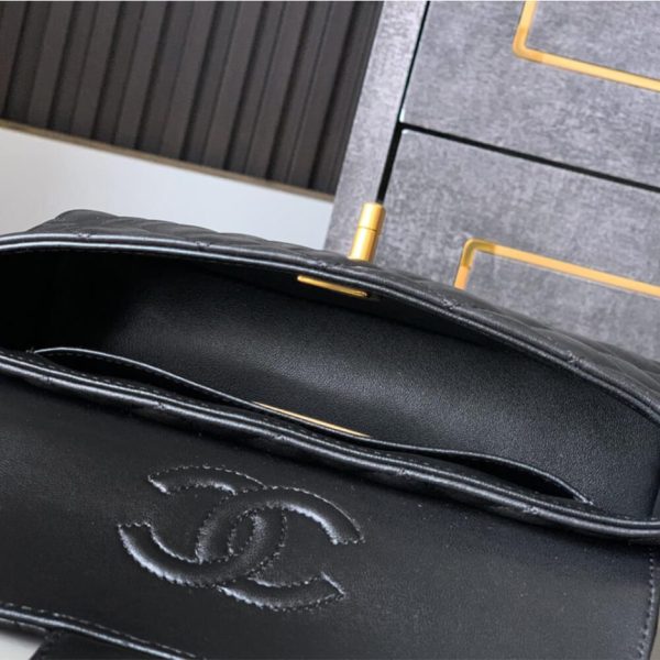CHANEL Mini Flap Bag with Top Handle(high-end grade)