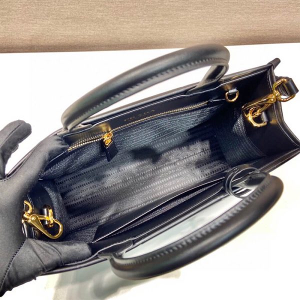 Prada Small leather Prada Symbole bag with topstitching