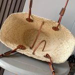 LOEWE Anagram Basket Small Palm and Calfskin Bag(HIGH-END GRADE)