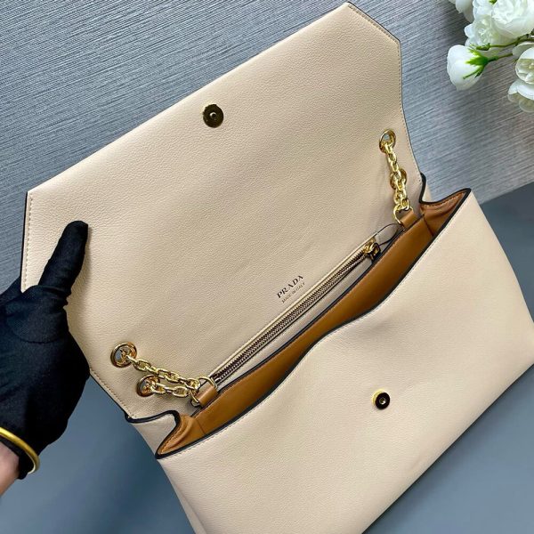 Prada Medium leather shoulder bag (HIGH-END GRADE)