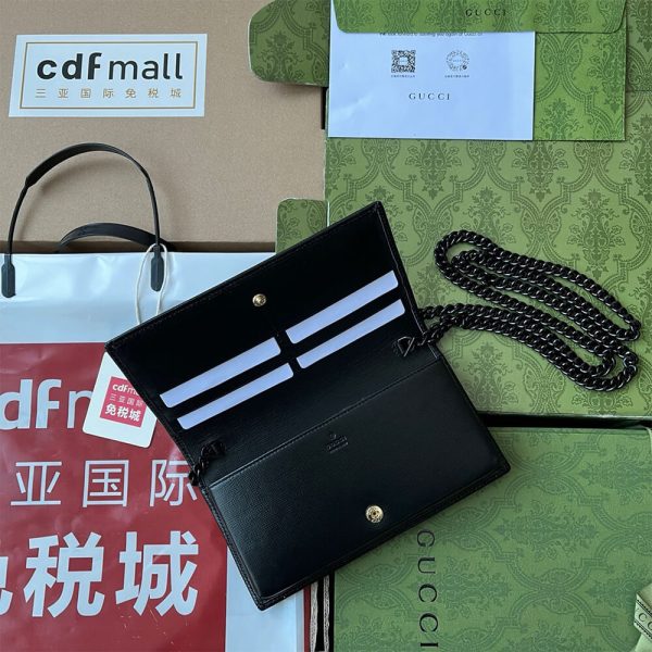 Gucci Horsebit 1955 Wallet With Chain Wallet(HIGH-END GRADE)