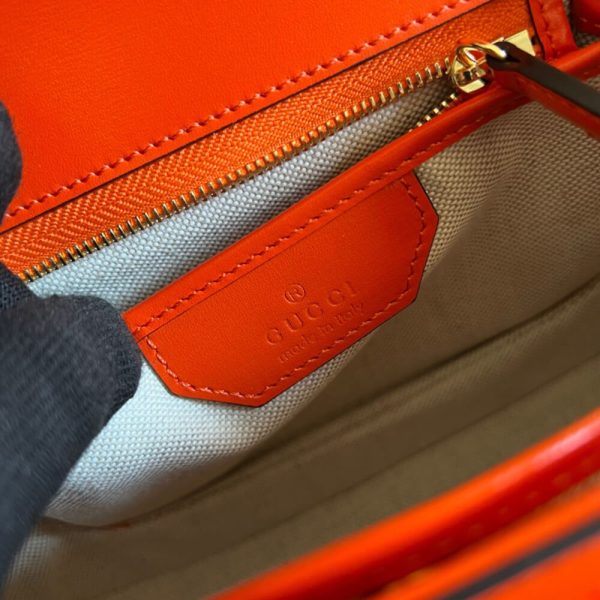 GUCCI BAMBOO 1947 JUMBO GG SMALL TOP HANDLE BAG