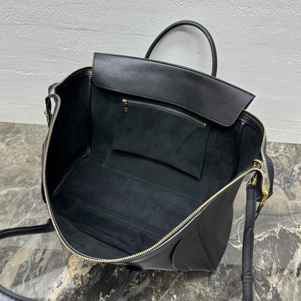 CELINE MEDIUM SMILING NEW LUGGAGE IN SUPPLE SHINY LAMBSKIN(HIGH-END GRADE)