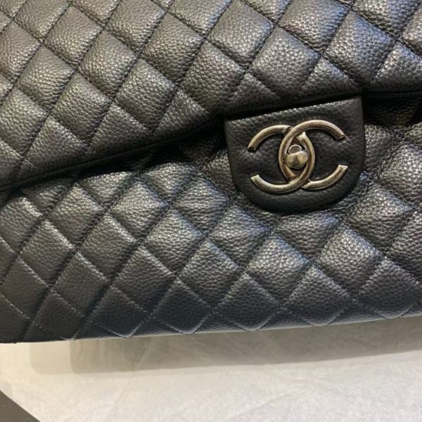 CHANEL Calfskin Quilted XXL Travel Flap Bag