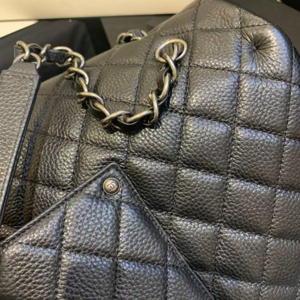 CHANEL Calfskin Quilted XXL Travel Flap Bag